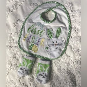Easter Bib and Socks